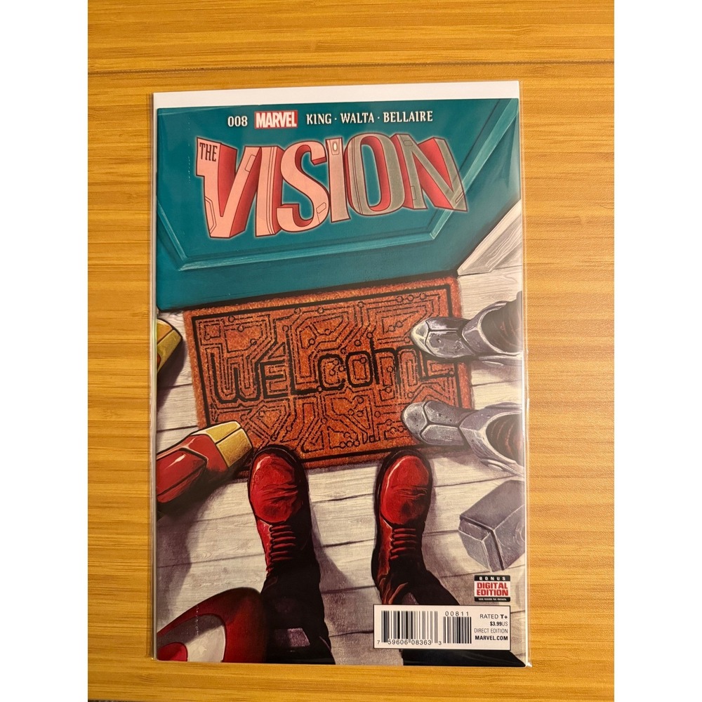 The Vision 008 Marvel Comic‎ Book King Walta Bellaire Direct Edition